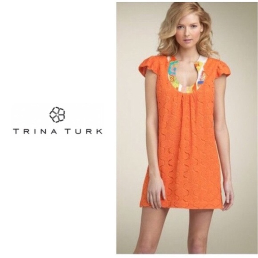 Trina Turk Bonita crochet dress size 0